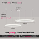 Ljojo LED Chandelier: Modern Dining Room Lighting for Bedroom, Living Room, and Study