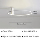 Modern Round LED Ceiling Light for Bedroom Living Room Dining Room by Ljojo