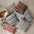 Chenille Striped Pillowcase Cojines by Ljojo for Light Luxury Decor in Living Room
