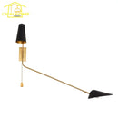 Industrial Copper Swing Arm Wall Lamp Double Head LED E27 Gold/Black/White by Ljojo