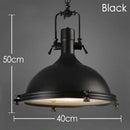 Industrial Chandelier Metal Pendant Light Fixture LED - American Retro Loft Kitchen Bar Decor Ljojo