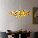 Nordic Bird's Nest Chandelier | Stainless Steel LED Kitchen Restaurant Decorative Hanging Lamp
