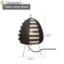 Ljojo Wabi-sabi LED Table Lamp: Tripod Rice Paper Pomelo Art Chandelier for Living Room