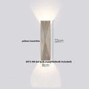 Ljojo LED Wall Sconce Stone Clock Light for Home Decor