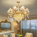 Crystal Luxurious European Style Pendant Lamp French Atmosphere Living Room Dining Light Ljojo
