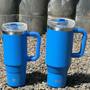 Ljojo 40oz Tumbler Cup Stainless Steel Insulated Coffee Mug with Straw