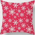 Christmas Elk Print Pillowcase 45x45cm for Sofa, Car, Bedroom & Living Room Decor