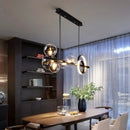 Modern LED Ceiling Chandelier Black for Kitchen Table Dining Room - Ljojo