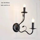 Ljojo American Retro Black Chandeliers Metal Cafe Pendant Lights for Living Room and Bedroom