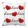 Heart Print Pillowcase for Home Decor by Ljojo - Love Cushion Cover