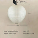 Japanese Wabi Sabi Radish Paper Pendant Lights Chandelier by Ljojo - Unique Dining Room Decor