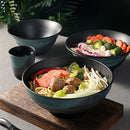 Ljojo Melamine Japanese Noodle Bowl Set