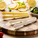 Ljojo 5.71inch Mini Silicone Serving Tongs for Kitchen, Coffee Bar, Tea Party