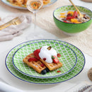 Ljojo Macaron 32-Piece Porcelain Dinnerware Set for 8 People