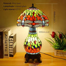 Ljojo Luxe Stained Glass Table Lamp for Living Room and Bedroom