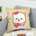 Ljojo Mochi Cat Luxury Cushion Cover Set for Sofa and Bed