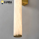 Copper Marble Wall Lamp, Luxury Stone Wall Light for Tv Background by Ljojo
