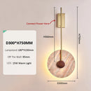 Ljojo Luxury Marble Wall Lamp Golden Copper Sunset Home Decor