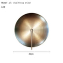 Ljojo Mini Metal Plate Wall Light for Nordic Living Room Decor