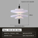 Minimalist Chandelier Light Pleated Restaurant Pendant Lamp - Ljojo