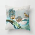 Golden Tree Forest Pillow Case by Ljojo: Car/Home Sofa Bed Decor, 45x45cm Decorative Cushion Cover