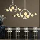 Nordic Glass Chandelier Pendant Light by Ljojo - Modern Ceiling Suspension Hanging Lamp