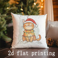Christmas Animals & Snowflake Printed Pillow Covers by Ljojo - Sofa, Bedroom, Car Decor