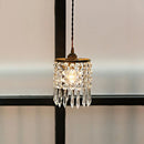 French Crystal Chandelier Luxury Bedroom Bedside Pendant Lighting by Ljojo - Copper Hanging Lamp