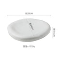 Ljojo Matte Ceramic Irregular Plate Set for Molecular Cuisine and Sushi Dining