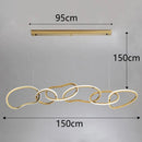Modern LED Pendant Light for Living Room Dining Kitchen - Ljojo Luxe Chandelier