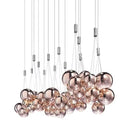 Nordic Glass Pendant Light Chandelier for Living Dining Room by Ljojo