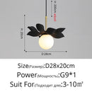 Ljojo LED Pendant Lights for Study Room, Bedroom, Bar, Living Room - Modern Indoor Chandelier