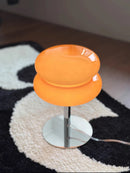Ljojo Macaron Glass Table Lamp Trichromatic Dimming Bedroom Night Light