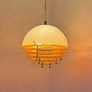 Bauhaus Sunset Orange LED Pendant Lamp for Home Decor by Ljojo