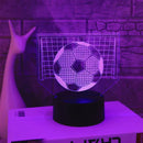 Boys' Football 3D Illusion Night Light - Children's Room Decoration Ljojo