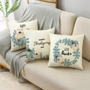 Big Blue Pumpkin Bike White Pillowcase Set for Home Decor - Ljojo