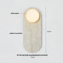 Ljojo Luxury Stone LED Wall Lights Wabi Sabi Sconce Applique Murale
