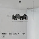 Ljojo Nordic Minimalist U-shaped Iron Chandelier Art Pendant Lamp LED Lighting