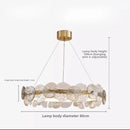 Luxury Crystal Chandelier Modern Led Pendant Light for Living Room Hotel Villa Bedroom Dining Room