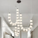 Ljojo LED Pendant Chandeliers Staircase Lighting for Modern Living Room Decor