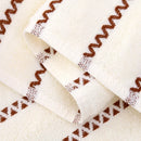 Ljojo 3-Piece Cotton Towel Set: Large Bath, 2 Hand Towels - Soft, Plush & Absorbent
