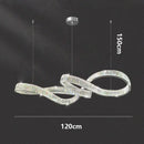 Nordic Luxury LED Crystal Chandelier Pendant Light for Home Decor by Ljojo