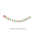 Ljojo Merry Christmas Hanging Banner Ornament: Xmas Home Decoration & Party Gift