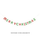 Ljojo Merry Christmas Hanging Banner Ornament: Xmas Home Decoration & Party Gift