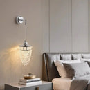 Nordic Crystal Bedroom Headboard Pendant Chandelier by Ljojo