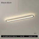 Ljojo Long Strip LED Ceiling Light for Bedroom Living Rooms Study Lighting