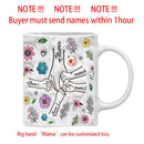 Ljojo 3D Flowers Name Mug for Mother's Day Gifts