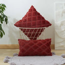 Ljojo 45x45cm Soft Diamond Plush Cushion Cover for Home Decor Sofa Pillowcase