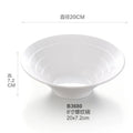 Ljojo Melamine Noodle Bowl Set - Japanese Style Ramen Bowls for Kitchen Tableware