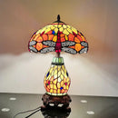 Dragonfly Tiffany Lamp Table Lamp American Style 12 Inch Glass Retro E27 Living Room Decor Ljojo